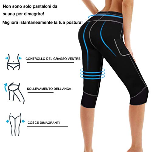 Gotoly Pantaloni Sauna Pantaloni di Perdita di