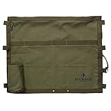 DUCKNOT チェアバックポケット 帆布 ハンギングオ－ガナイザー ウォールポケット シートバックポケット 収納ポケット 日本製 (カーキ)