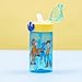 Zak Designs Disney Pixar Toy Story Sage Kids Water Bottle For School or Travel, 16oz Durable Plastic Water Bottle With Straw, Handle, and Leak-Proof, Pop-Up Spout Cover (Woody & Friends)