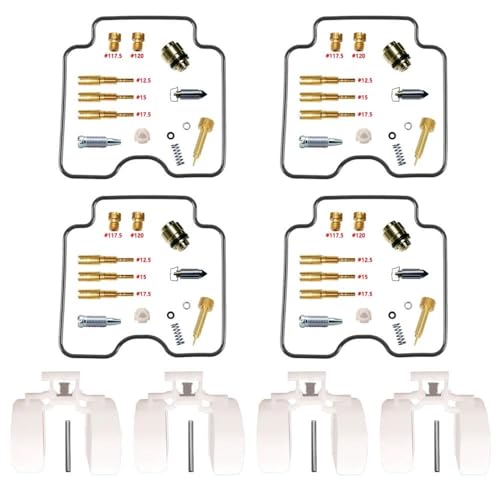 �L���u���^�[ �o�C�N�p�L���u���^�[�C���L�b�g �ɓK������X�Y�L GSX750F GSX-F750 1998-2006 �p �t���[�g�o���u �I�C���ʌ� �l�W/�I�C���j�[�h�� �C�����i�ꎮ�L�b�g(�J���[4)