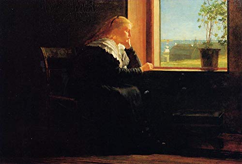 Tableau Winslow Homer dame face à la mer pour une déco pleine d'émotion