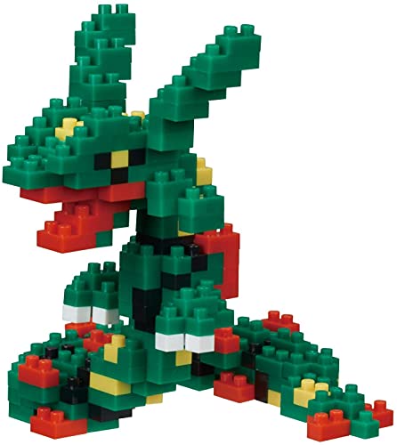 nanoblock - Rayquaza [Pokémon], kit de Construction de la série Pokémon, 240 pièces