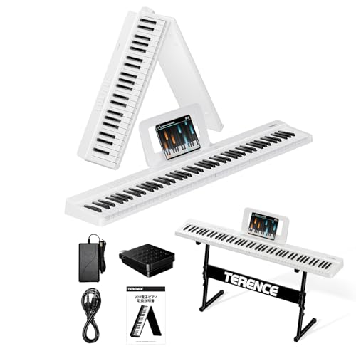 Amazon | TERENCE 電子ピアノ 88鍵盤 折り畳み式 キーボード