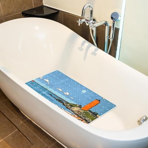Tapis de bain séchage rapide absorbant et extra long pour douche - 6