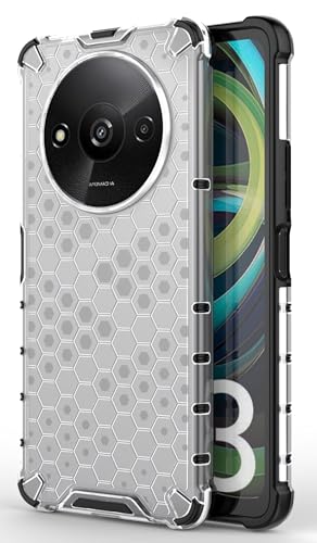 Image of Glasgow Back Case Cover Designed for [ Mi Redmi A3 4G / Poco C61 4G ] (Stylish Look | Shock Proof) - Transparent