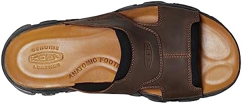 KEEN Men's Daytona 2 Comfortable Slip On Casual Slide Sandals, Bison/Black, 10 | Image 5