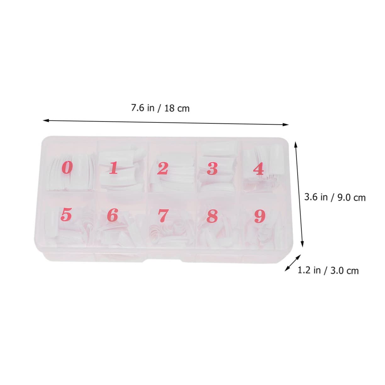 Beaupretty 2 Series Punta De Uñas Francesa Uñas Postizas Pegatinas Para Uñas Pegatina Uñas Stickers Para Uñas Nail Stickers Puntas De Uñas Artificiales Uñas De Estilo Francés 2 Cajas*2