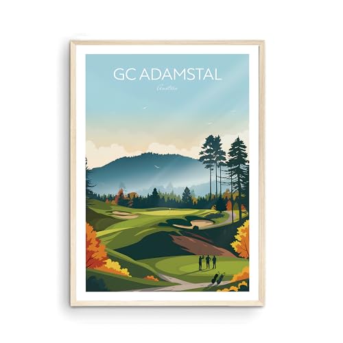 Nationcog Adamstal Golf Print - Austria - European Golf