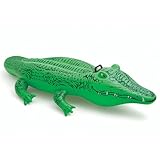 Mediawave Store - Cocodrilo hinchable para niños, con asa, para playa y piscina, inflable, para niños, 150 cm Mediawave Store - Cocodrilo hinchable para niños, con asa, para playa y piscina, inflable, para niños, 150 cm