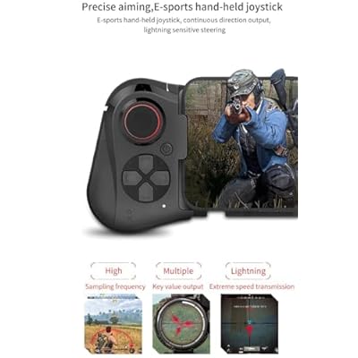 MFi Wireless Game Controller, Megadream iOS Mobile Gamepad Joystick für Phone 13, 13 Mini, 13 Pro Max, 12, 12 Pro, Pro Max, XR, XS Max, 11 Pro, 11 Pro Max, Direct Play (Schwarz