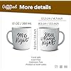 Tazze Coppia Mr E Mrs - Ceramica 380ml, Regalo Matrimonio O Anniversario, Design Elegante - Foto 7