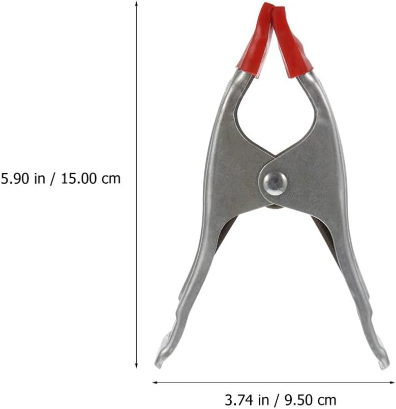 Operitacx 10pcs Thickened A-shaped Spring Clamps Iron Woodworking Clips Carpentry Clamps 6-inch Quick-release for Woodworking and Stone Fixing