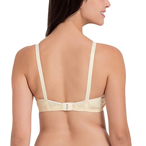 Image of SOUMINIE Women's Pure Cotton Non-Padded Full Coverage Flexi-Fit Everyday Bra | Women's /Ladies /Girls | Best Comfort Bra | Regular Use Bra | Shaper Bra | Comfortable Bra