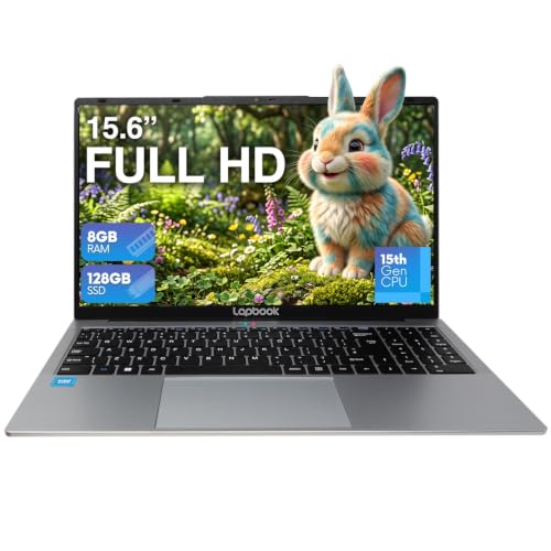 Image of Lapbook 15.6 inch Full HD Windows 11 Laptop (2026) - Built in USA, 15th Gen CPU, 8GB RAM, Expandable M.2 Storage up to 2TB, WiFi 5, Privacy Webcam