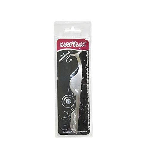 Pinça profissional para aplicação de cílios postiços - PI-11, Macrilan