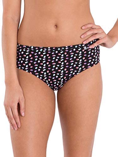 Image of Jockey 1406 Women's High Coverage Super Combed Cotton Mid Waist Hipster with Concealed Waistband and Stay Fresh Treatment (Pack of 5 Colors & Prints May Vary)