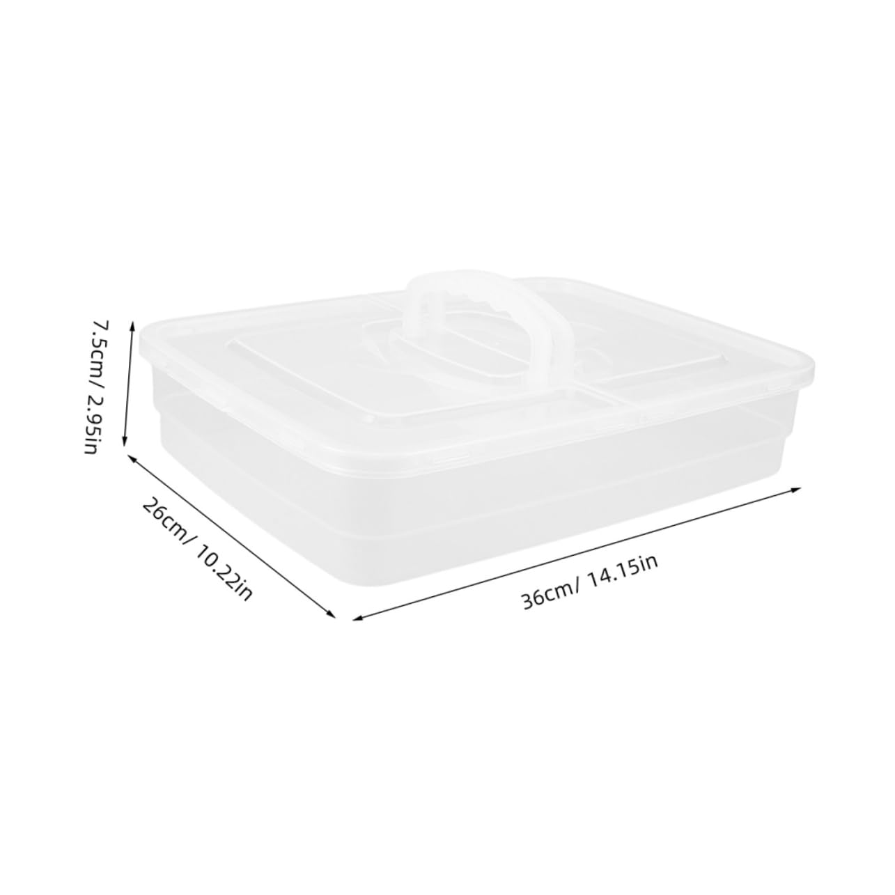 COLLBATH 2Pcs Stackable Pizza Dough Proofing Trays with Lid Pizza Dough Storage Box for Storage Container for Pizza and Bread Dough Rising