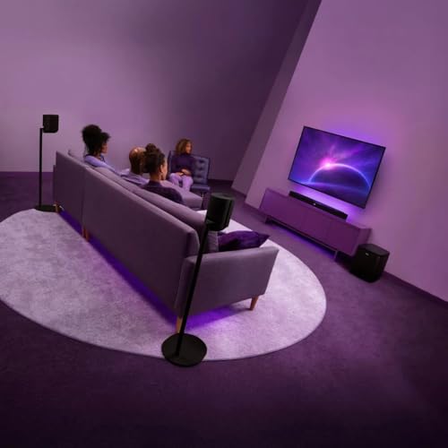 Bose Lifestyle Ultra Soundbar with Ultra Subwoofer Bundle + 2 Soundbar Mount Options, Dolby Atmos Home Theater System with Wi-Fi, Bluetooth (Black, Soundbar + Subwoofer + 2 Surround) - image 2