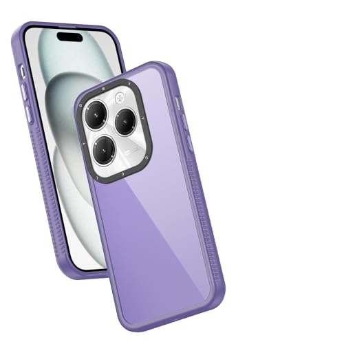 �g�ѓd�b�P�[�X �ی�TPU�P�[�X Infinix Hot 40 Pro/Hot 40/Spark 20 Pro 4G�P�[�X�ƌ݊�������A�����d�b�P�[�X�����^�ی�o�b�N�J�o�[�A���h�~�Ռ��z���J�o�[ �J�o�[�o���h��(Purple)