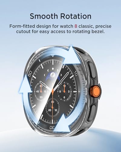 Coque Galaxy Watch 8 Classic 46mm verre trempé protection TPU