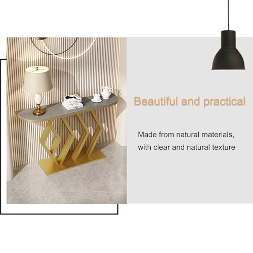 Mesa de entrada de acento larga y estrecha ideal para decorar el recibidor de casa 6