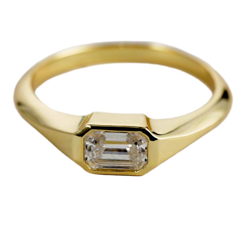 Bague moissanite en argent, le solitaire parfait pour illuminer vos tenues de soirée