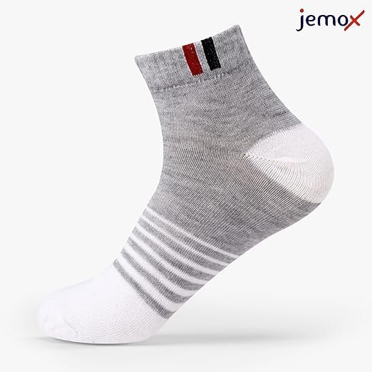 Image of Men and Women Solid Ankle Length Socks for Unmatched Everyday Well-being, Supreme Foot Support, Lasting Durability(Pack of 7) Free Size