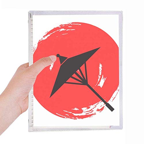 Cahier à spirale rechargeable avec pinceau pour illustration et dessin japonais