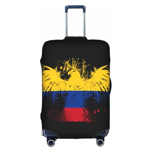 Travel Luggage Cover Colombia Colombians Flag Fashion Washable Baggage Suitcase Protector Fit For Luggage Medium