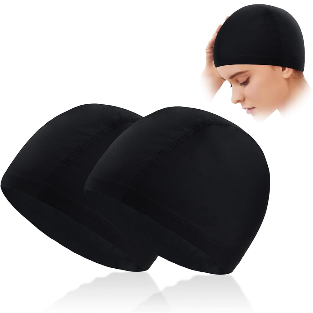 Lot De 2 Bonnets De Bain COYUN - Polyester Souple, Unisexe Adulte, Pour Piscine Et Sports Nautiques