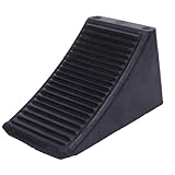 Zohisin 6.30x3.94x3.94in Wheel Chock Heavy Duty Rubber 1-3 Tons Load Bearing Capacity Tire Stopper for Car Travel Trailer RV Truck ATV
