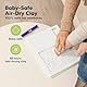 KeaBabies Baby Handabdruck und Fußabdruck Set - Gipsabdruck Hand und Fuß für Neugeborene, Bilderrahmen, Abdruckset, Babygeschenke Junge, Mädchen (Alpine White)
