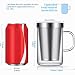 Imagen de ecooe Taza de Té de Vidrio, 500 ml