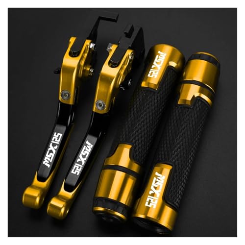 Leviers de commande MSX125 en aluminium CNC anodisé haute performance
