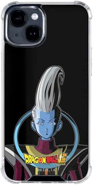 Skinit Clear Phone Case Compatible with iPhone 15 Plus - Officially Licensed Dragon Ball Super Goku Vegeta Super Ball Design