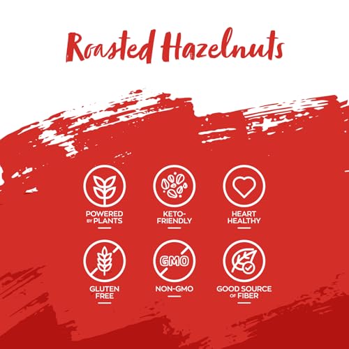 Nature’s Garden Roasted Hazelnuts – 26oz, Whole Roasted Hazelnuts, Raw Bulk Hazelnuts, High Fiber, Kosher Certified, Cholesterol Free, Hazelnuts For Baking, Healthy Snack – Bulk 26 Oz Bag (Pack of 1)