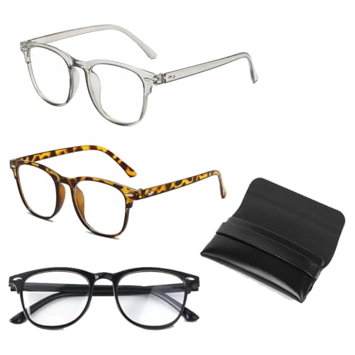 TSUOUKL 3pcs lunette，lunettes，lunette transparente homme，lunette de vue femme，lunette de repos，lunette femme，lunettes de vue femme，monture lunettes de vue femme