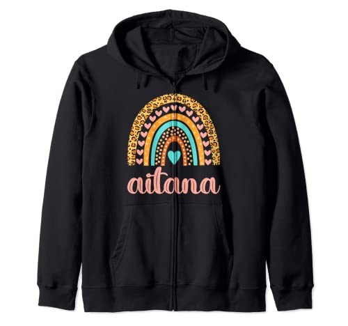 Aitana - Camiseta de cumpleaños con nombre Aitana Sudadera con Capucha