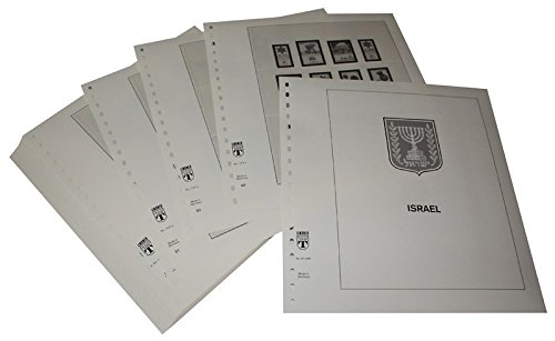 Feuilles Israël 1980-1989 LINDNER Das Original avec Tabs et Blocs pour album