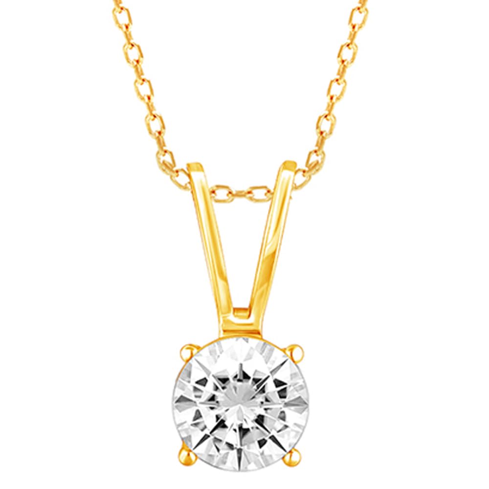 GIVA 925 Silver Golden Zircon Pendant with Link Chain| Necklace to Gift Women & Girls | With Certificate of Authenticity and 925 Stamp | 6 Months Warranty (B0CKJ3LWXY) Amazon Price History, Amazon Price Tracker