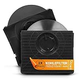 Aktivkohlefilter Kohlefilter 2 Stück Filter Ersatz für Whirlpool 484000008581 Type303 Dunstfilter Dunstabzugshaubenzubehör für Umluftbetrieb Ersatzteil Aktivkohle für Abzugshaube Dunstabzugshaube