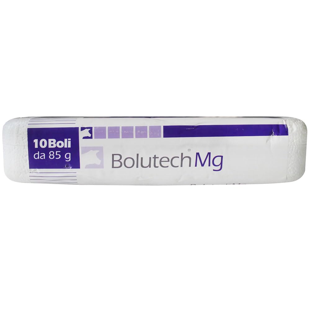 Bolutech Magnesium 10x85g - Integratore Alimentare per il Supporto del Sistema Nervoso e Muscolare negli Animali, Formato Pratico e Facile da Usare