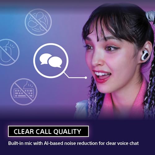 Sony INZONE Buds Truly Wireless Noise Cancelling Gaming Earbuds, 12 Hour Battery, for PC, PS5, 360 Spatial Sound, 30ms Low Latency, USB-C Dongle and Bluetooth 5.3, WF-G700N Black by Sony - Image 5