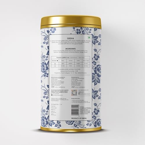 Image of TGL Co.Geisha Green Tea Infusion (50G Tin Can)|Rich in Anti Oxidant | Refreshing | No Artificial flavor | Improve Digestion