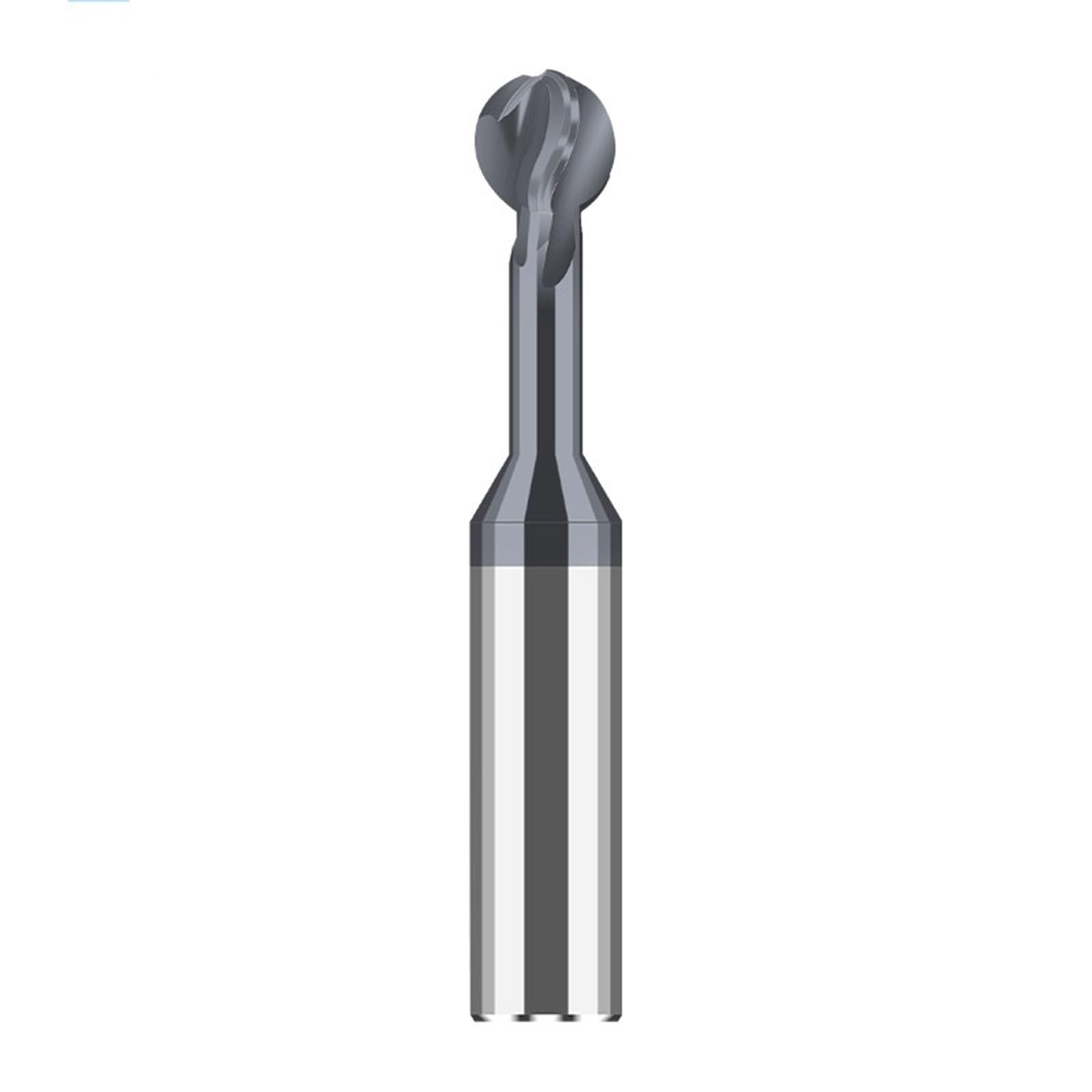 Fresa de extremo de piruleta para enrutador CNC de acero y metal D6R2.5