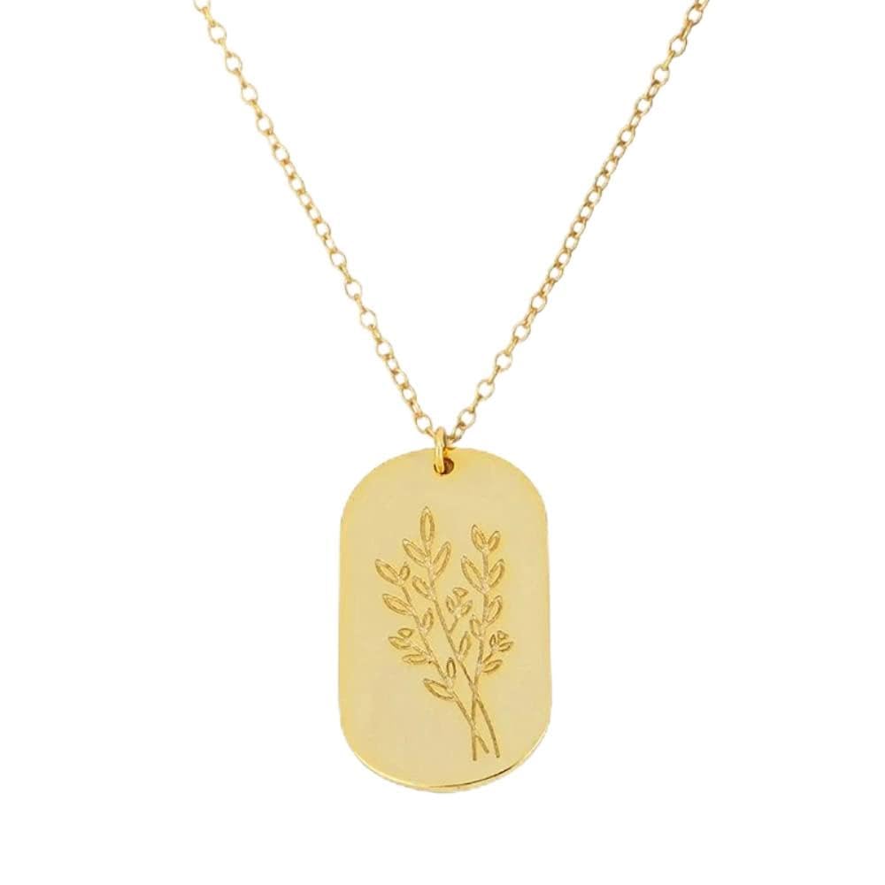 Collier carré véritable pour femmes, le cadeau idéal avec sa chaîne lumineuse - 3
