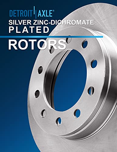 Image of Detroit Axle - Front Disc Brake Rotors for 2015-2016 Ford F-350 2005-2016 F-450 F-550 Super Duty, Brake Rotors 2006 2007 2008 2009 2010 2011 2012 2013 2014 Replacement: 14.53 inch inch Rotor