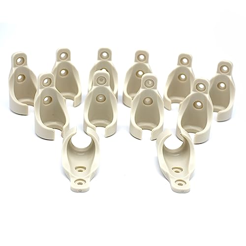 Bungee Kit for Roller Shade Parts Replacement Sun Shades Blackout Roller up Blinds tie Down (Beige, 12 Circle Receiver)