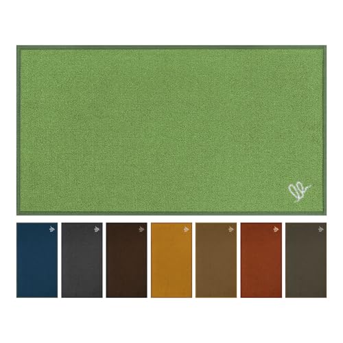 OLIVO.shop | SMART Tappeto cucina moderno multiuso, tappeto cucina antiscivolo lavabile, passatoia corridoio antiscivolo, vari colori e misure (45x75 cm, VERDE SALVIA)