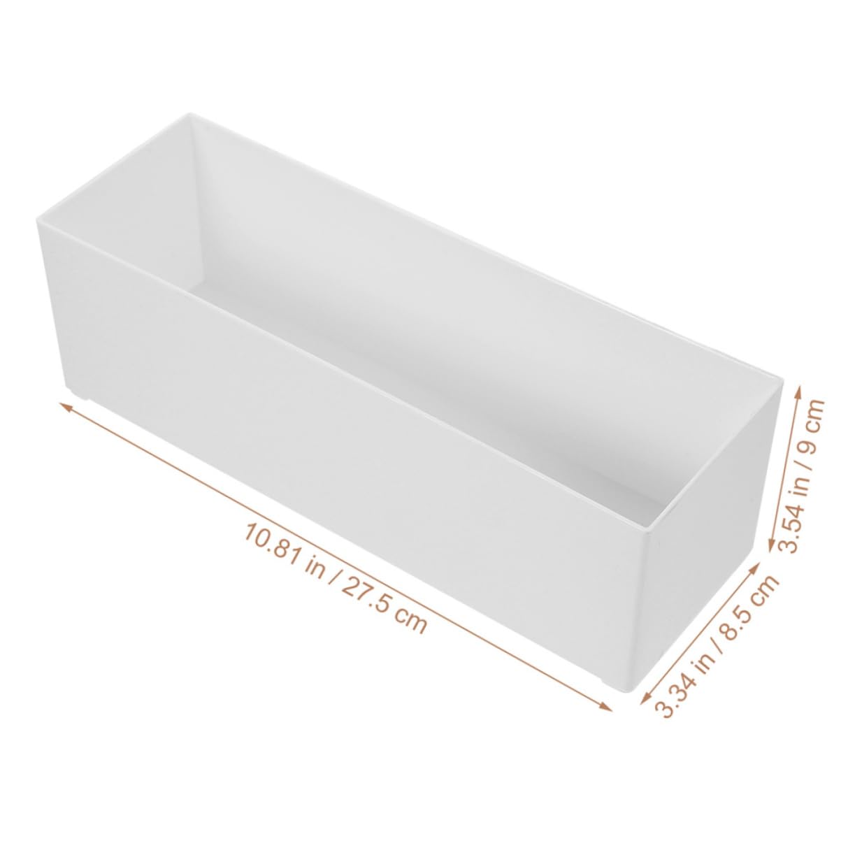 AUTSUPPL Tea Storage Organizer Tea Bag Holder for Desktop Tea Bag Container Rectangular Bin for Office Home Use